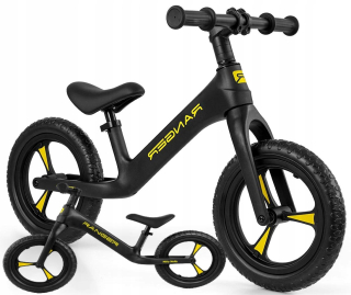 Balančný bicykel Milly Mally 12" čierny